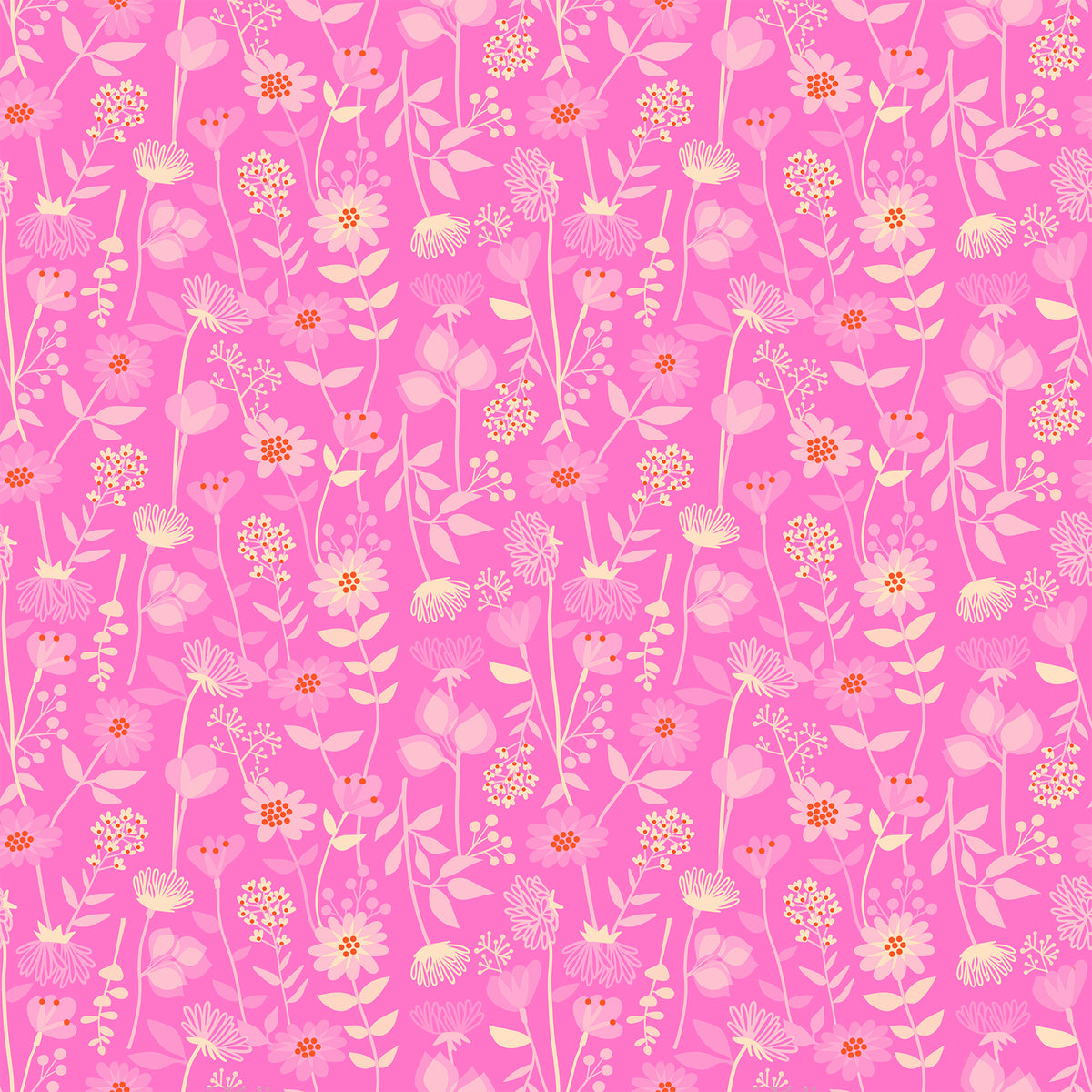 Stay Gold Quilt Fabric by Ruby Star Society - Meadow Daisy in Lipstick Pink - RS0021 13