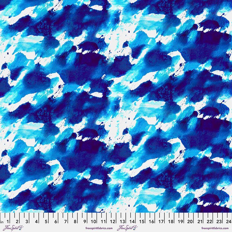 Sublime Summer Quilt Fabric - Summer Storm in Cobalt Blue - PWSS010.COBALT