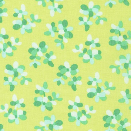Sunroom Quilt Fabric - Small Succulents in Summer Pear Green - AZH-20500-441  SUMMER PEAR