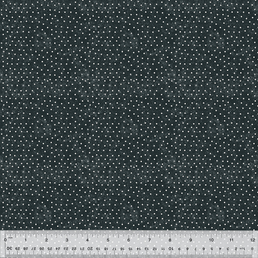 Swatch Quilt Fabric - Pindot in Crow Black - 53512-17