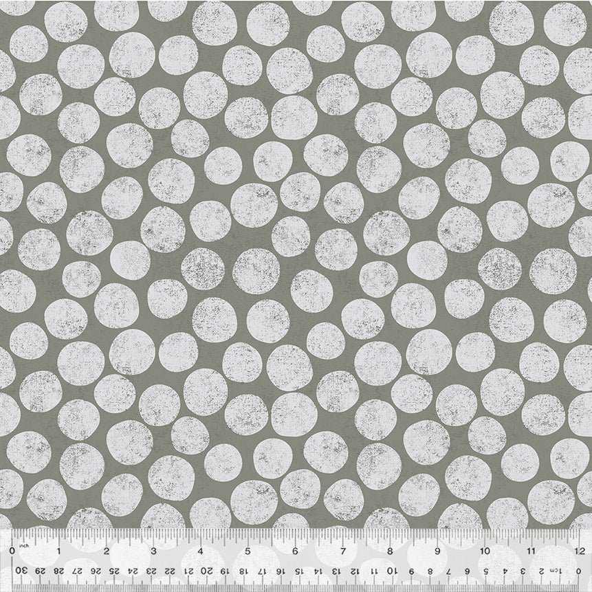 Swatch Quilt Fabric - Stones in Mushroom Gray - 53507-7