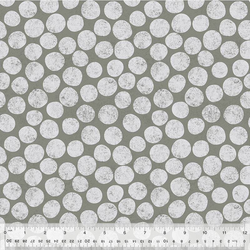 Swatch Quilt Fabric - Stones in Mushroom Gray - 53507-7