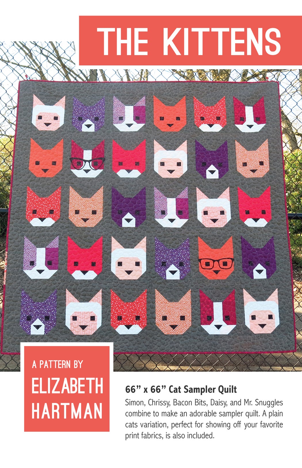 The Kittens Quilt Pattern - EH-019