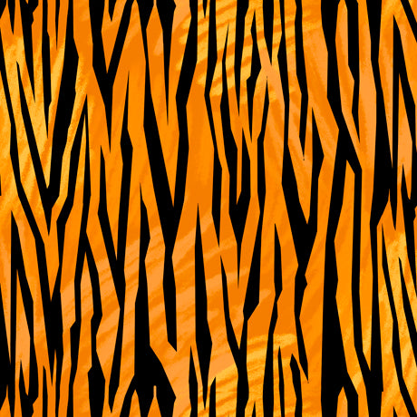 Tiger Tails Quilt Fabric - Tiger Skin in Burnt Orange - 1649-28233-O