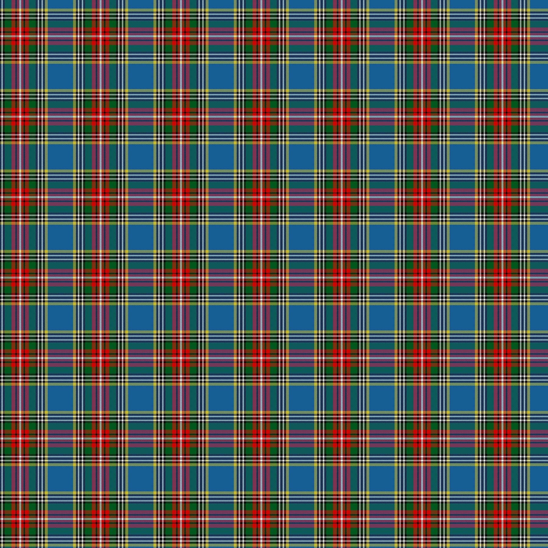 Totally Tartans Brushed Cotton Quilt Fabric - Macbeth in Blue/Multi - W24505-44