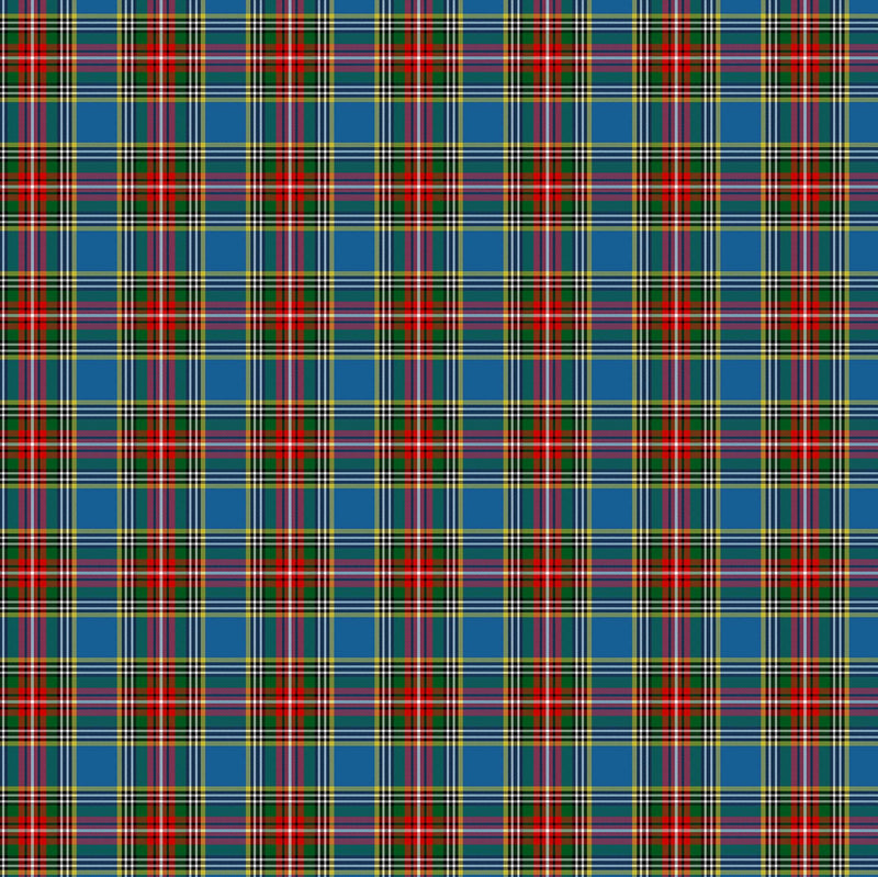 Totally Tartans Brushed Cotton Quilt Fabric - Macbeth in Blue/Multi - W24505-44