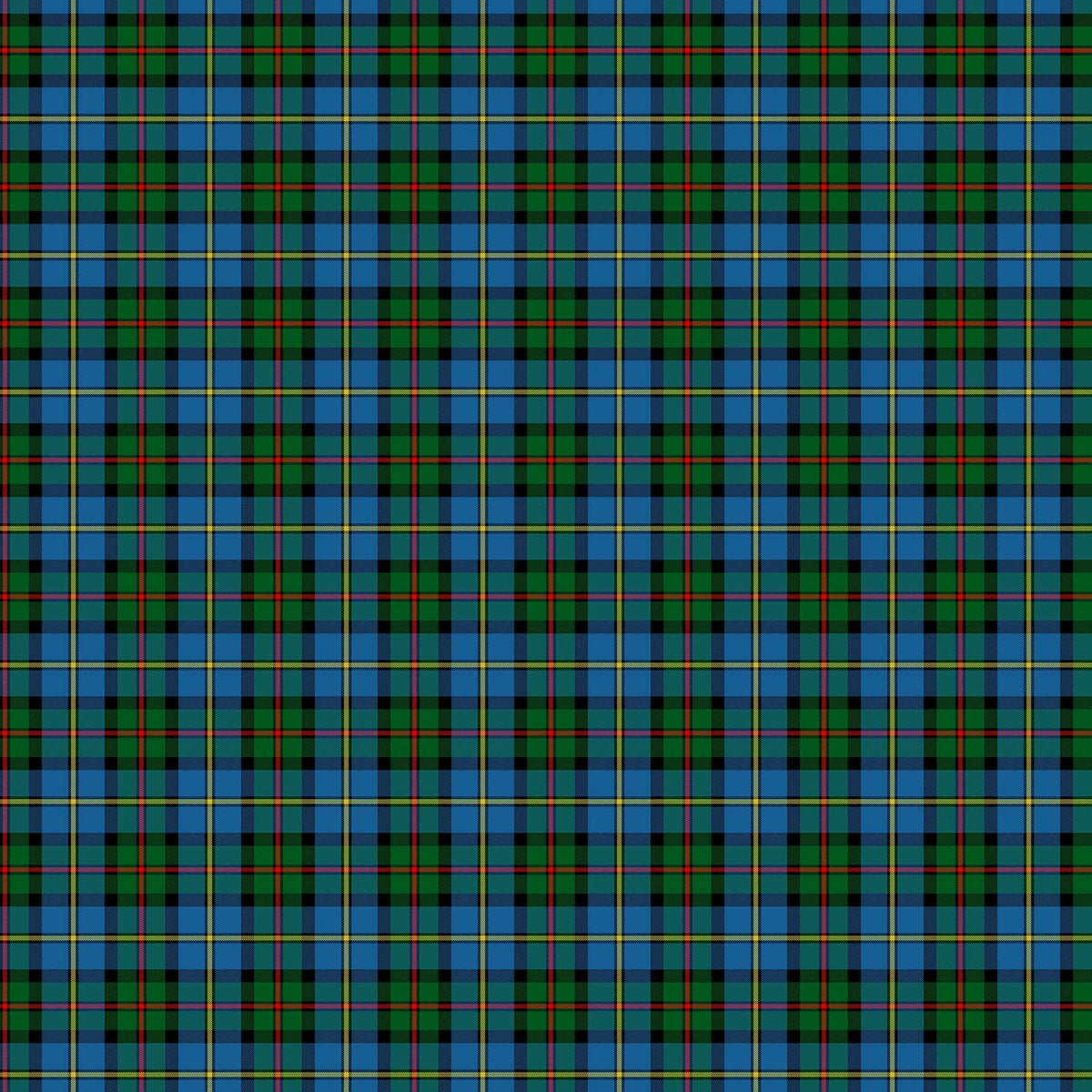 Totally Tartans Brushed Cotton Quilt Fabric - Mackenzie in Blue/Multi - W24506-44