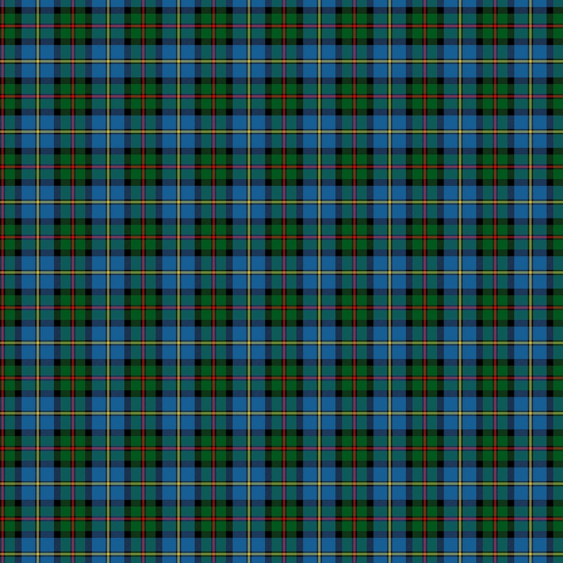 Totally Tartans Brushed Cotton Quilt Fabric - Mackenzie in Blue/Multi - W24506-44