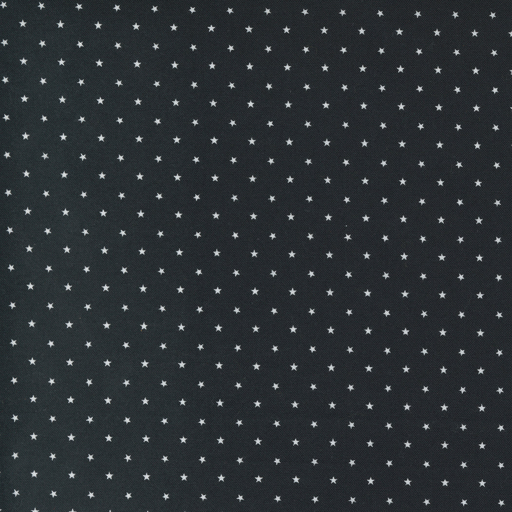 Twinkle Quilt Fabric - Stars in Midnight Black - 24106 20