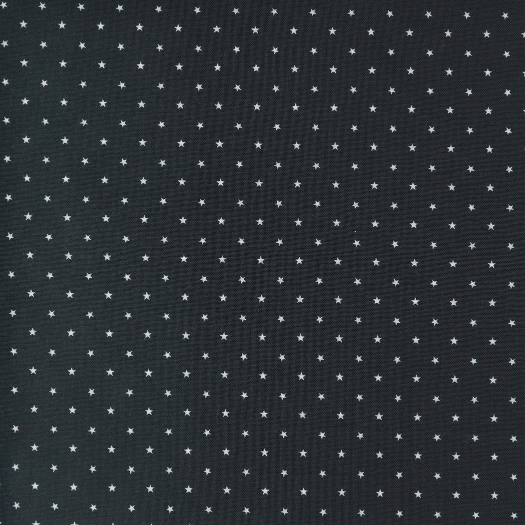 Twinkle Quilt Fabric - Stars in Midnight Black - 24106 20