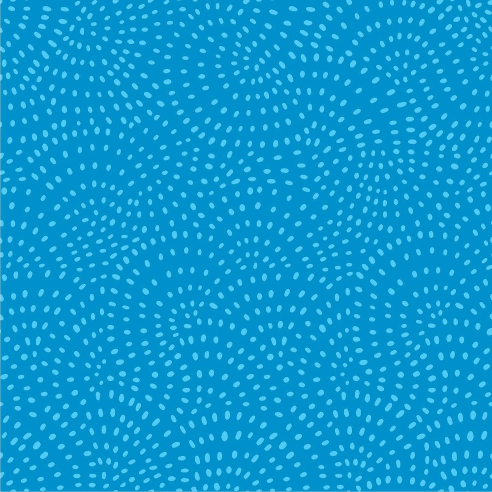 Twist Quilt Fabric - Blender in Cyan Blue/Aqua - TWIS 1155 Cyan