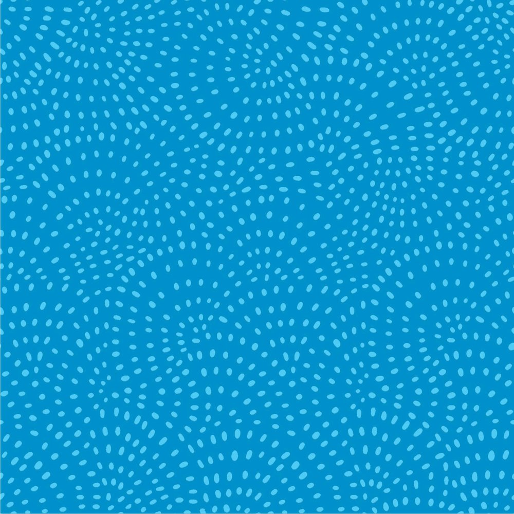 Twist Quilt Fabric - Blender in Cyan Blue/Aqua - TWIS 1155 Cyan