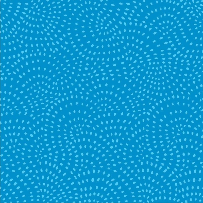 Twist Quilt Fabric - Blender in Cyan Blue/Aqua - TWIS 1155 Cyan