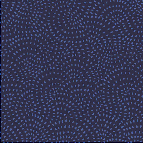 Twist Quilt Fabric - Blender in Indigo Blue - TWIS 1155 Indigo