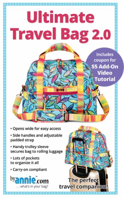 Ultimate Travel Bag Pattern 2.0 - PBA251-2