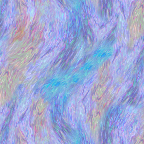 Unicorn Mystique Quilt Fabric - Watercolor Blender in Blue - 1649-29213-B