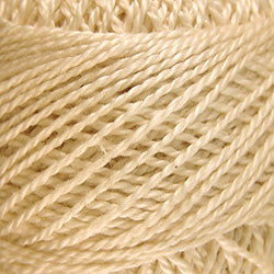 Valdani 6 Natural Solid - Perle/Pearl Cotton Size 12, 109 yard ball - PC12-6