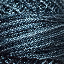 Valdani O578 Primitive Blue Variegated - Perle/Pearl Cotton Size 12, 109 yard ball - PC12-O578