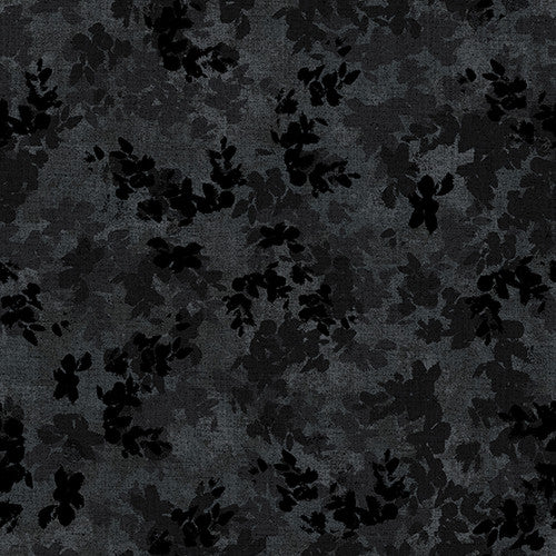 Verona Quilt Fabric - Abstract Texture Blender in Black - 2311-99