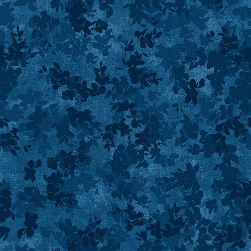 Verona Quilt Fabric - Abstract Texture Blender in Navy Blue - 2311-77
