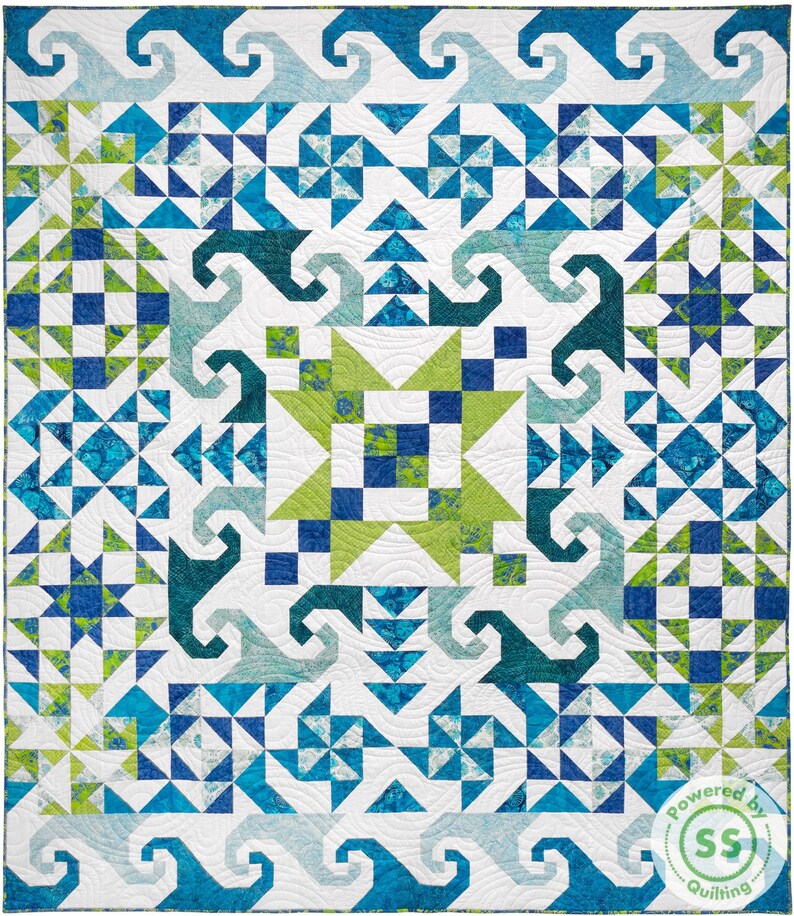 Wave Pool Quilt Pattern - I-28