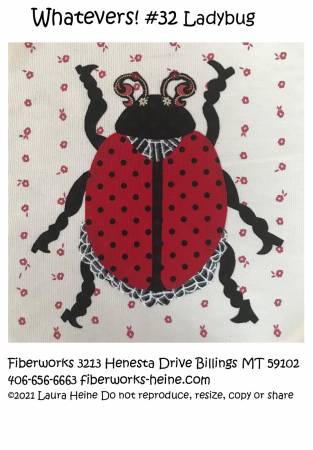 Whatevers! #32 Ladybug Quilt Pattern - FWLHWHAT32