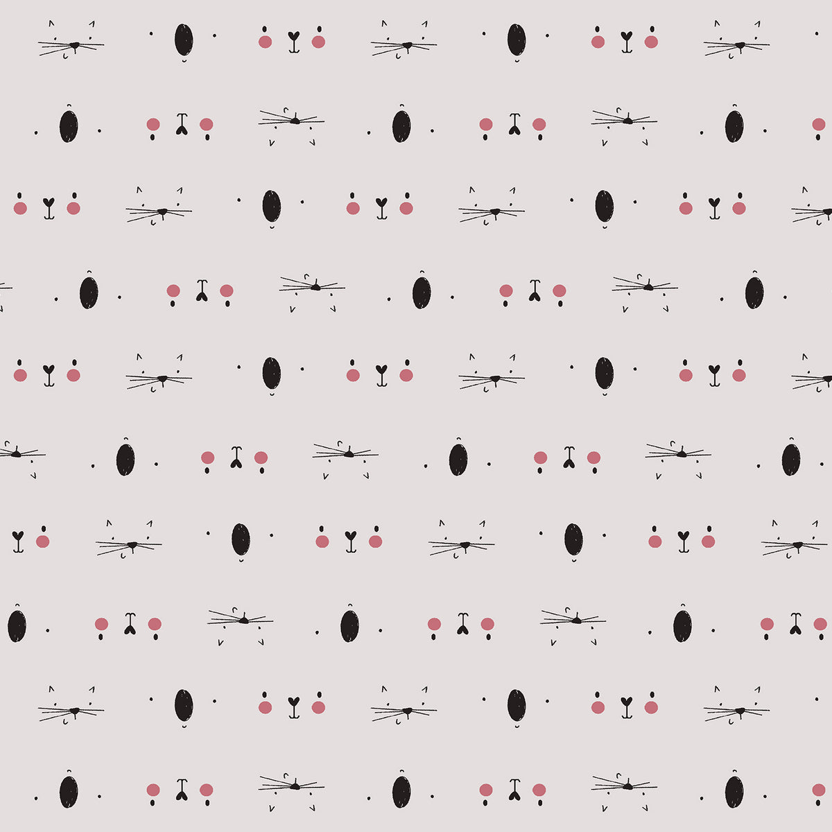 Wild Ones Quilt Fabric - Peek in Grey/Gray - RJ4103-GR2