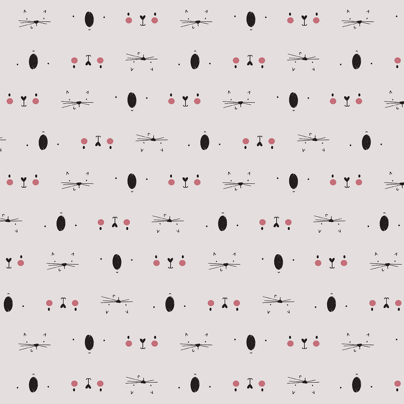 Wild Ones Quilt Fabric - Peek in Grey/Gray - RJ4103-GR2