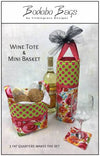 Wine Tote & Mini Basket Pattern - TG - 1703