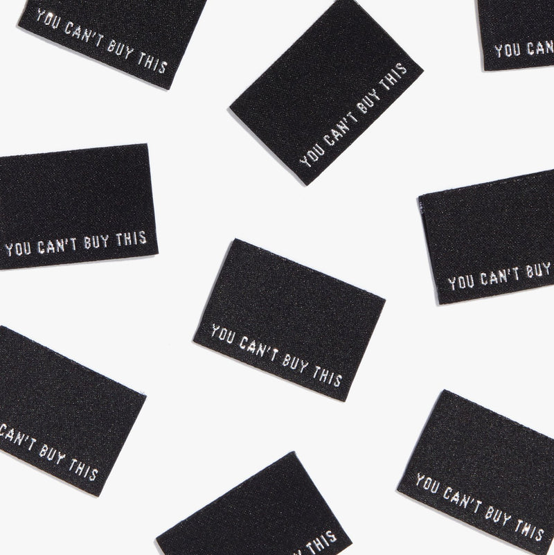 You Can't Buy This Quilt Labels - set of 10 - S6-YCBT