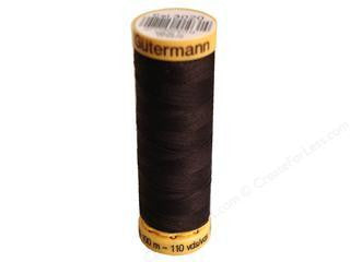 Gutermann Cotton Thread, 100m Seal Brown, 3020