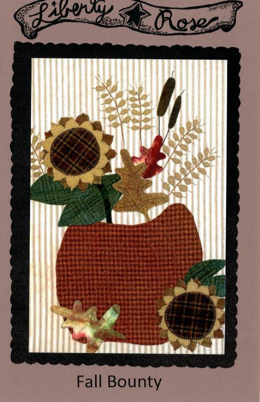 Fall Bounty Wool Applique Pattern - LR-BOU