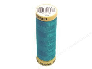 Gutermann Cotton Thread, 100m Turquoise, 7532