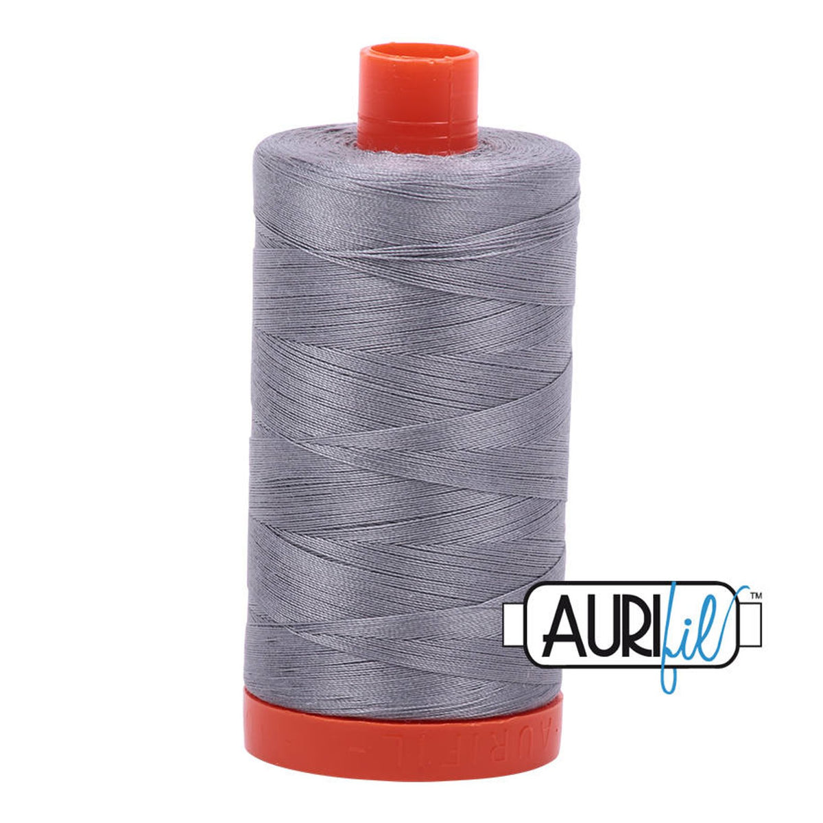 Aurifil 50 wt cotton thread, 1300m, Grey (2605)
