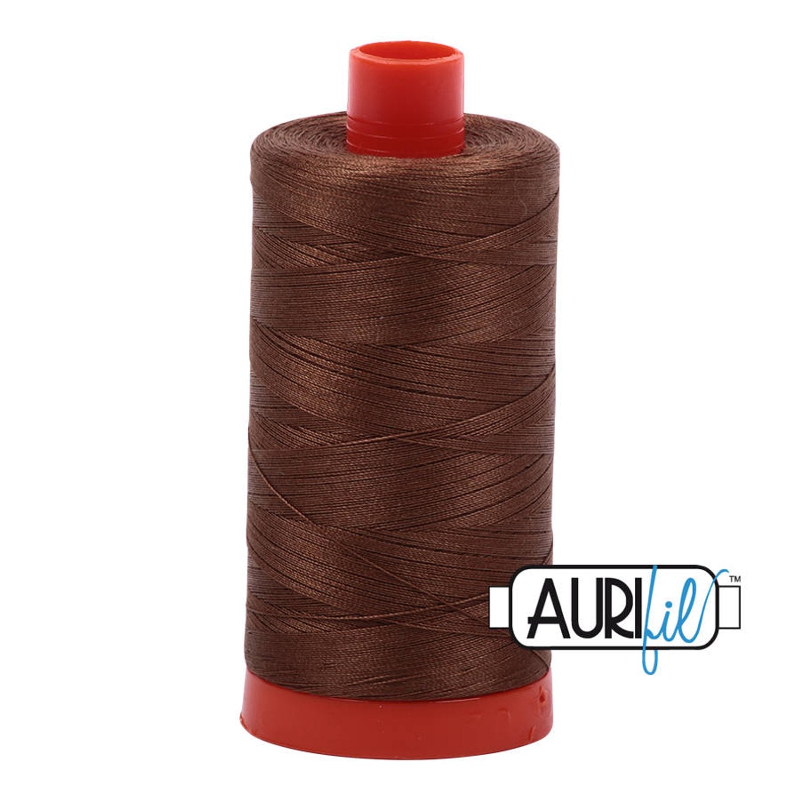 Aurifil 50 wt cotton thread, 1300m, Dark Antique Gold (2372)