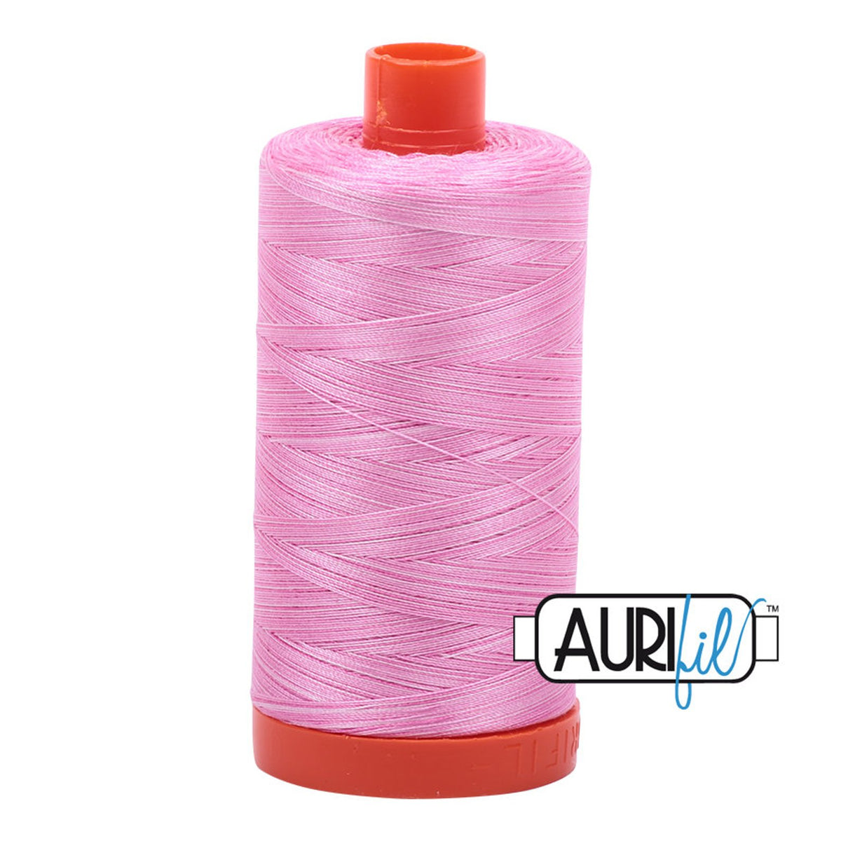 Aurifil 50 wt cotton thread, 1300m, Variegated Bubblegum (3660)