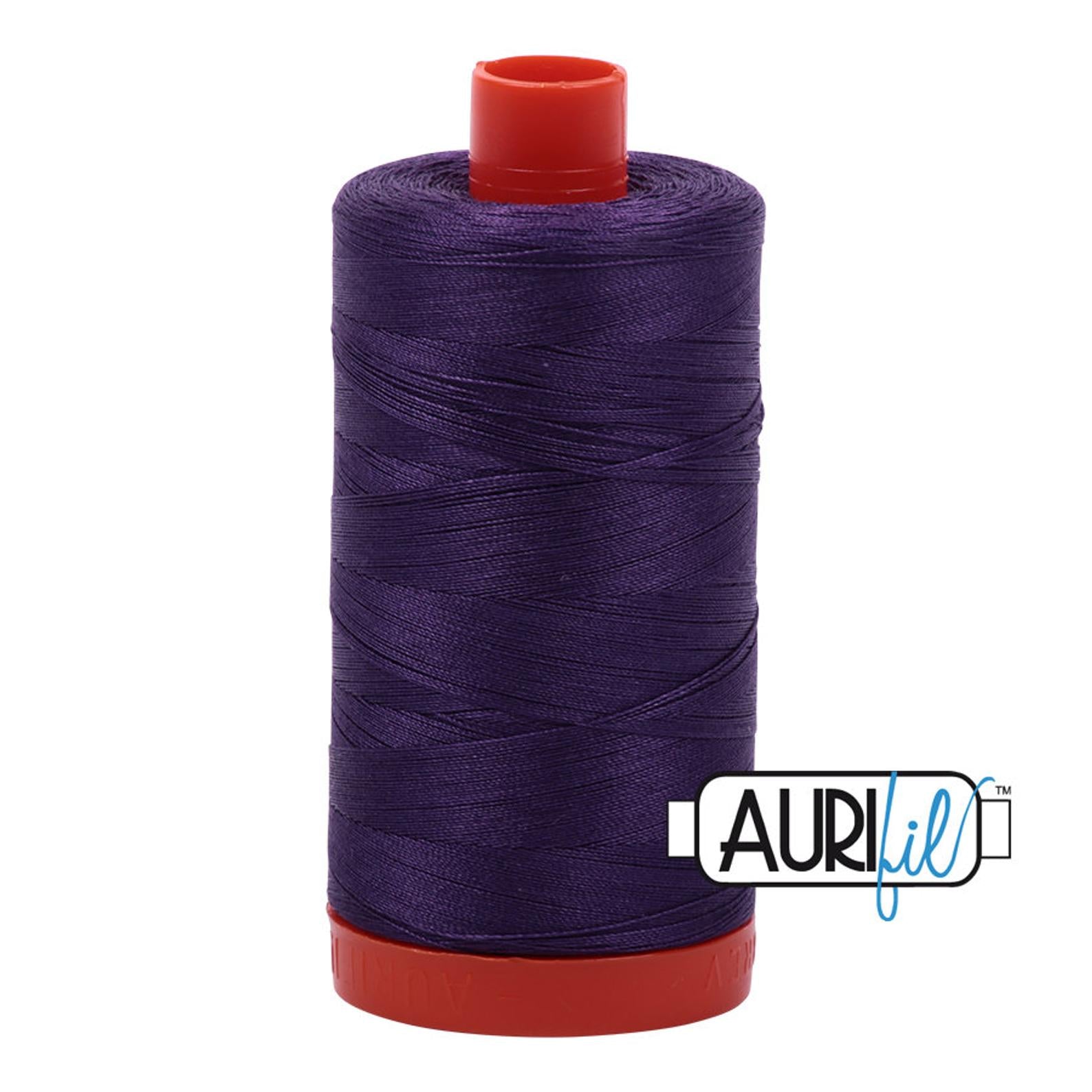 Aurifil 50 wt Cotton Thread, 1300m, Eggplant (4225)