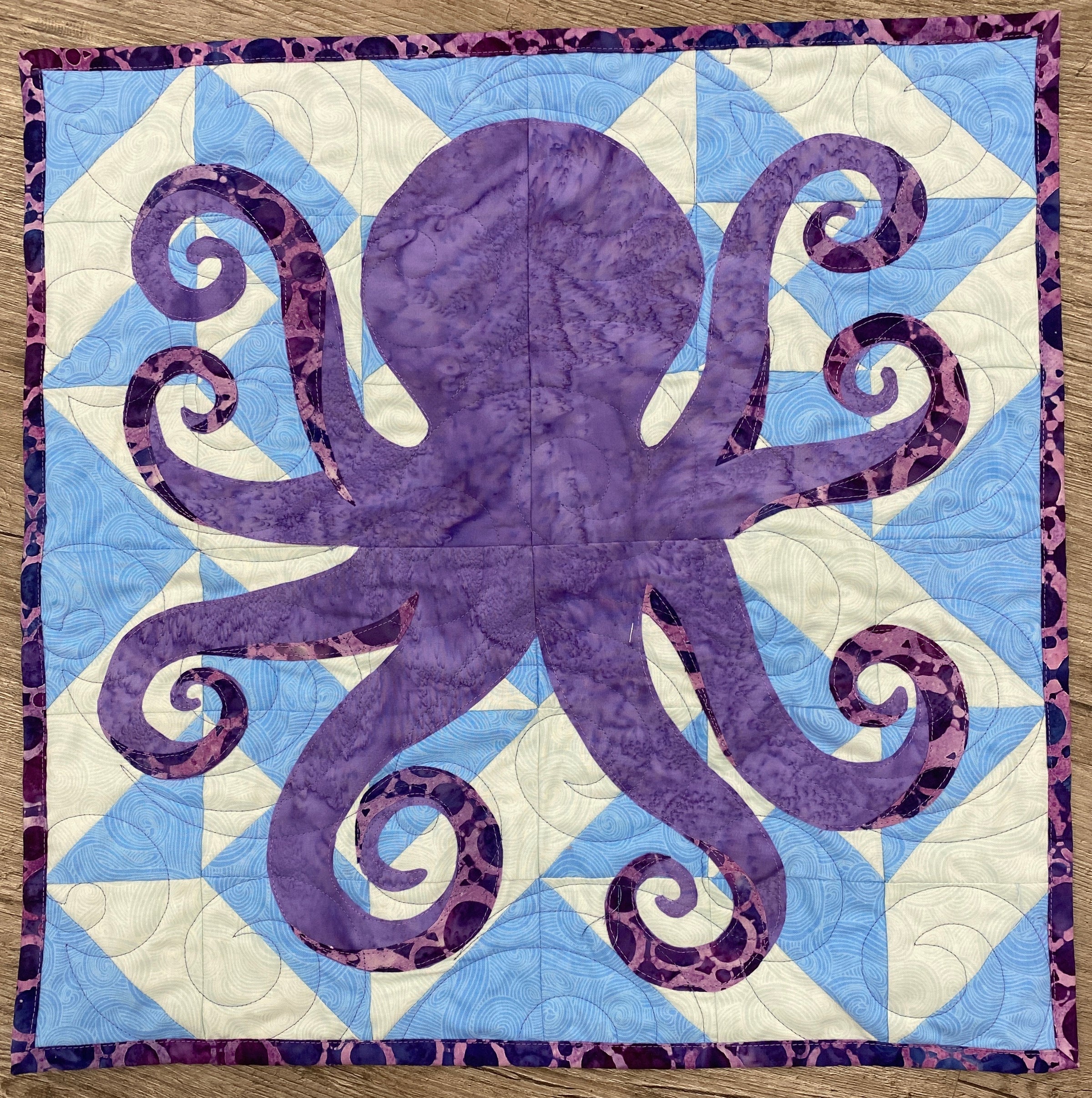 Quilters Trek 2020 Digital Pattern - The Octopus One - Digital Download Only