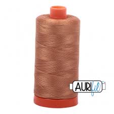 Aurifil 50 wt cotton thread, 1300m, Light Cinnamon (2335)