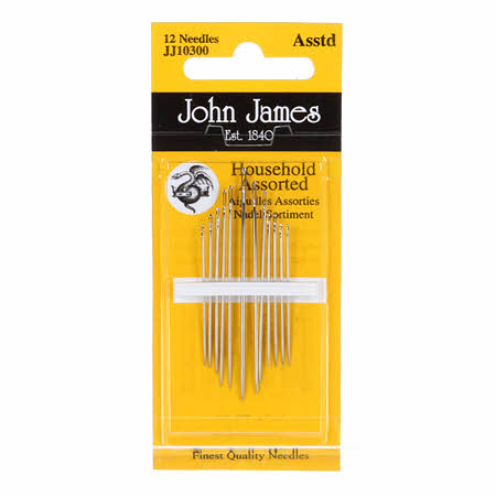 LKG: John James Sewing Needles Household Assorted Sizes