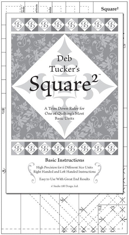 Square Squared Ruler (Square 2) - DT09W/UDT09