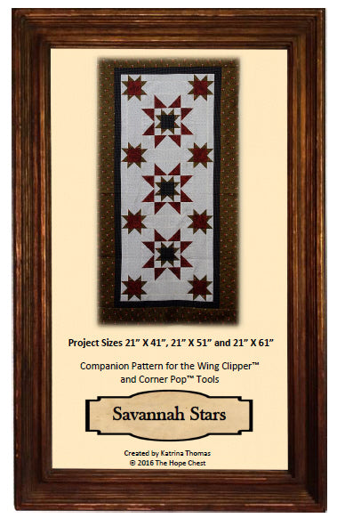 Savannah Stars Table Runner Pattern - THC-102
