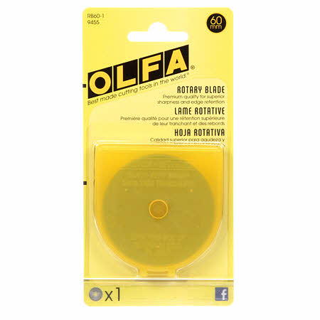 Olfa 60mm Rotary Blades, 1 ct. - RB60-1
