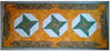 Twisted Friendship Star Table Runner Quilt Pattern by Kim Zebrowski